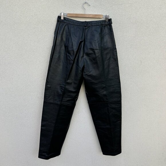 VINTAGE 100% Genuine Leather Pants - Picture 3 of 5